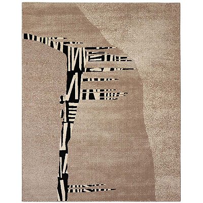 Tapete para Sala Ancestralidade Fossil Marrom 2,00X2,90M