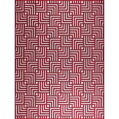 Tapete Funcional Tabuleiro 10 Vermelho 0,50X0,80M