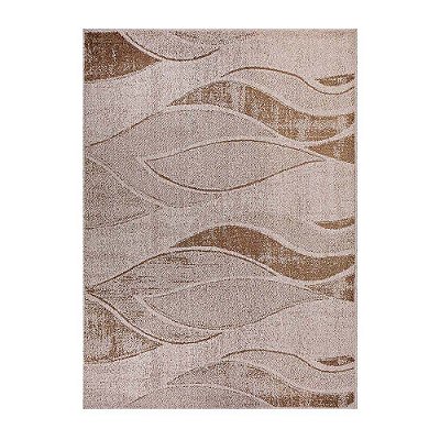 Tapete Classic Tide 80 Bege-Caramelo 0,50X0,80M - J Serrano