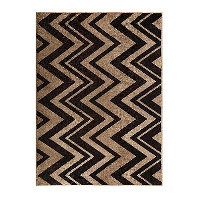 Tapete Classic Chevron 79 Caramelo 0,50X0,80M - J Serrano