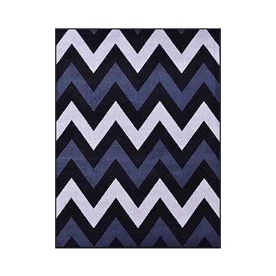 Passadeira Renaissance Zig Zag 50 Preto 0,57X1,80M