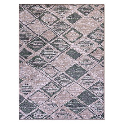 Passadeira Classic Fiji 15 Creme-Verde 0,66X1,20M