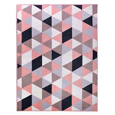 Tapete para Sala Geométrico Rose 2,00X2,50M
