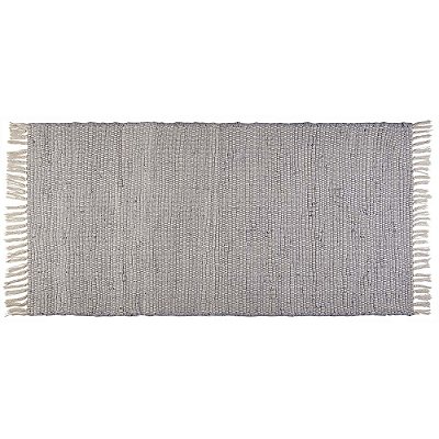 Passadeira Indiana Sirius Cinza 0,60X1,20M - Tapetes Qaza