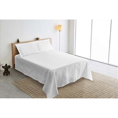 Kit Colcha Casal Queen Colony Bricks 01 Branco - J Serrano