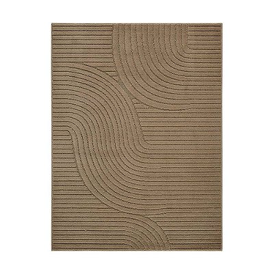 Tapete para Sala Realce Sand 03 Creme Cotton 3,00X4,00M