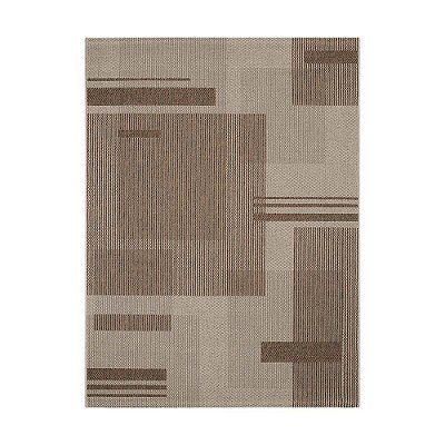 Tapete Sisal Eco Nature Painel 87 Bege-Marrom 3,00X4,00M