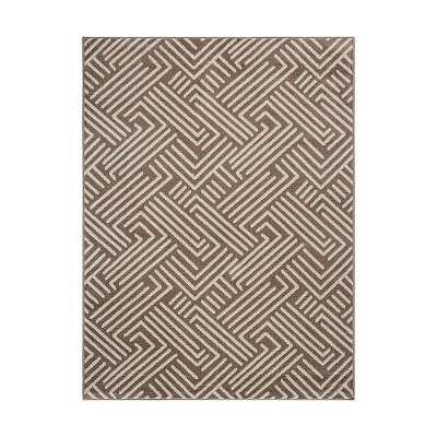 Tapete para Sala Renaissance Vereda 35 Taupe 3,00X4,00M