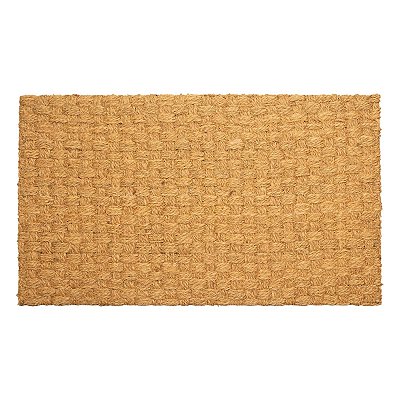 Capacho Fibra de Coco Bahia 02 Bege  0,45X0,75M