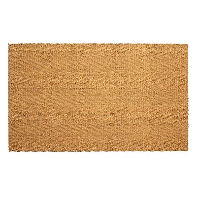 Capacho Fibra de Coco Bahia 01 Bege  0,45X0,75M