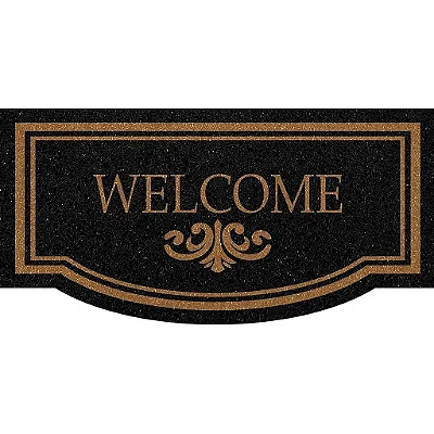 Capacho Porta Entrada Vinil Formas Welcome 0,30X0,70M Kapazi