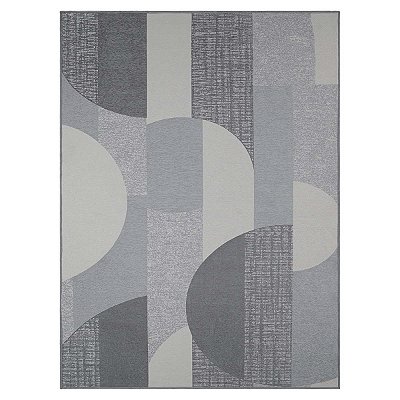 Tapete Sala Funcional Curven 52 Grafite 1,50X2,00M