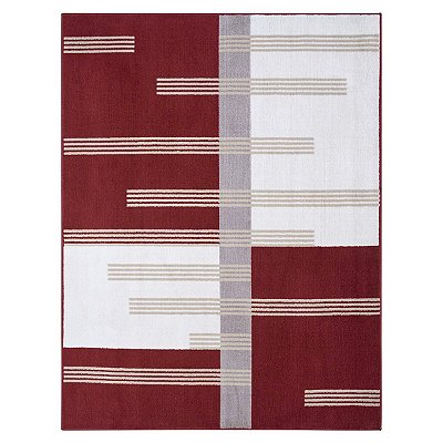 Tapete Sala Renaissance Liberia 10 Vermelho 1,00X1,50M