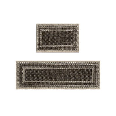 Kit Cozinha Sisal 2 peças Eco-Nature Moldura 87 Bege-Marrom