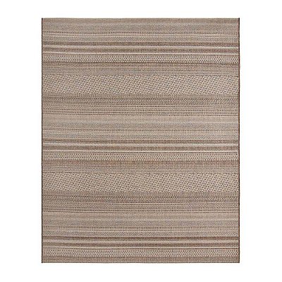 Passadeira Sisal Buzios Arraial 49 Marrom-Azul 0,66X2,40M