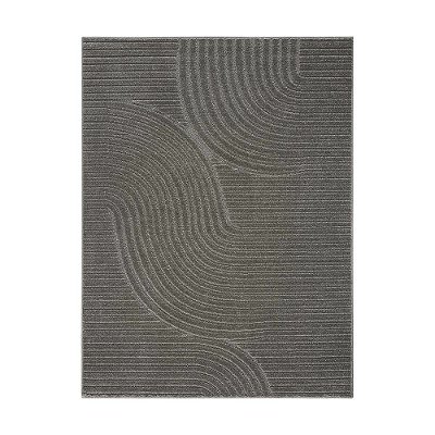 Tapete Sala Realce Sand 51 Cinza 4,00X5,00M