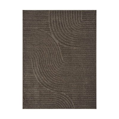 Tapete Sala Realce Sand 35 Taupe 4,00X5,00M