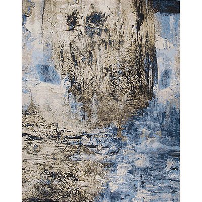 Passadeira Egípcia Paris 04 Azul 0,66X1,20M Edantex