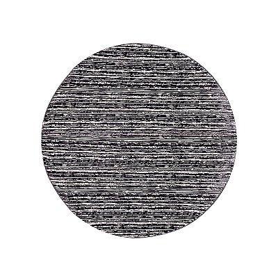 Tapete Sala Turco Glamour 04 Preto 2,00M Redondo Edantex