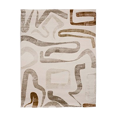 Tapete Sala Turco Milano 04 Bege-Cinza 2,40X3,00M Edantex