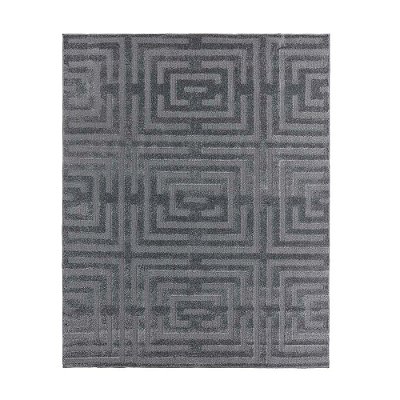 Tapete Sob Medida Realce Eden 52 Grafite 1,46X2,50M + Corte Especial