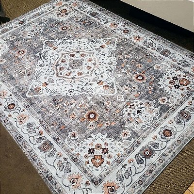 Tapete Antiderrapante Tipo Persa 03 Gaudi - 2,00X2,50M