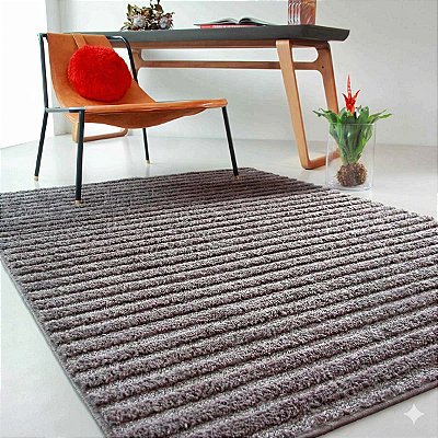 Tapete Sala Alto Baixo Relevo Jazz 10 Minerio 1,00X1,50M