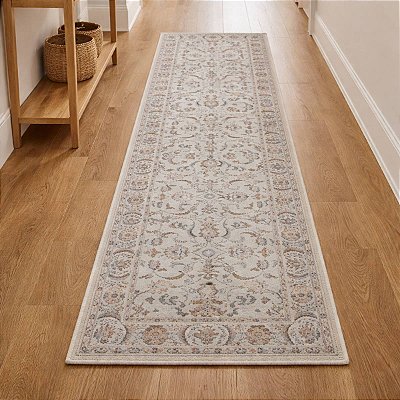 Passadeira Sala Antiderrapante Classico Persa Belga Domani