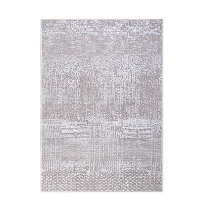 Passadeira Sala Quarto Antiderrapante Abstrato Belga Domani