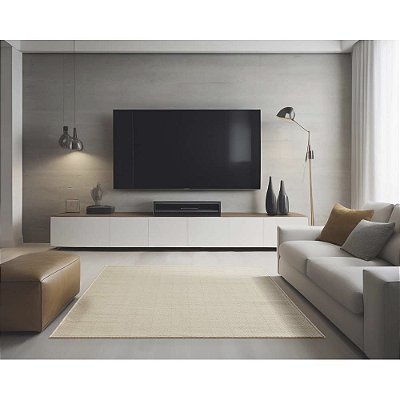 Tapete Sisal Buzios Camburi 64 Bege-Areia 2,00X2,00M - 4B