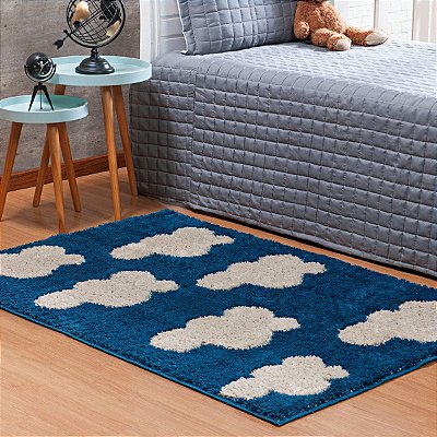 Tapete Infantil Antiderrapante 1,00X1,50M Alto Baixo Relevo Jazz