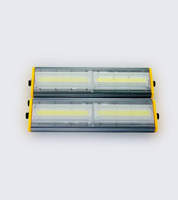 Refletor de LED 400W Linear Duplo para Campo | Quadra | Ginásio IP68 Flood Light Direcionável Dois Módulos