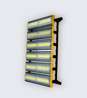 Refletor de LED 1200W para Campo / Quadra IP68 Duplo - Seis Módulos Direcionável