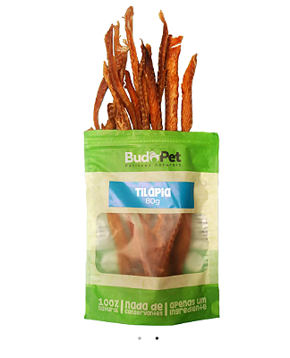 Petisco Tilápia - 80g - Budopet