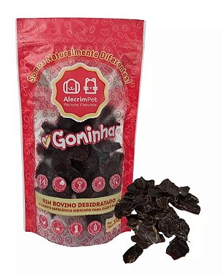 Petisco Gominha (Rim Bovino) 100g - AlecrimPet