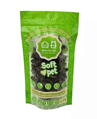 Petisco Soft Pet (Pulmão Bovino) 50g - Alecrim Pet