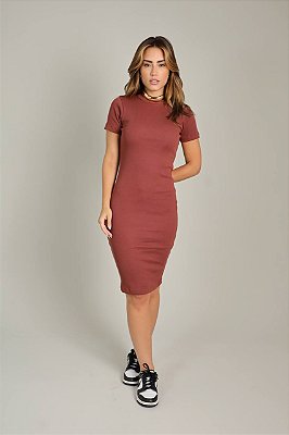 VESTIDO VIENA - MARROM SEQUOIA