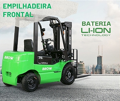 Empilhadeira Frontal Bateria Litio