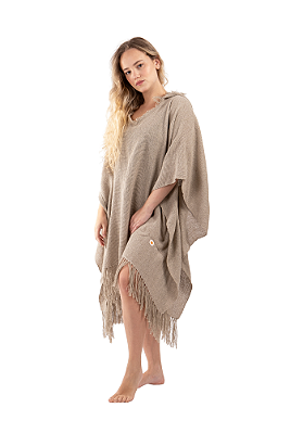 Poncho Simbora Tear Caqui