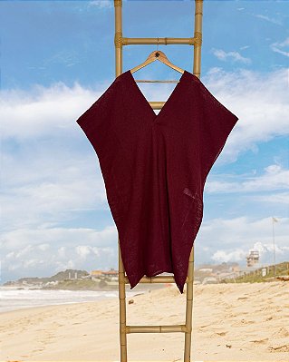 Kaftan Midi Tear Bordo