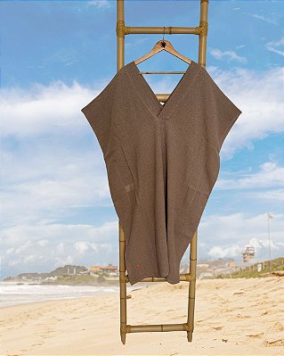 Kaftan Midi Tear Caqui