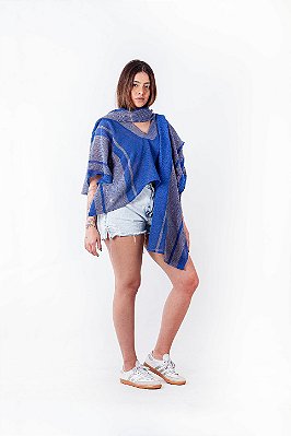 Bata Ampla Tear Azul Royal