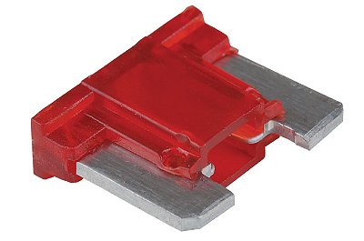 Fusível Mini Elemento Curto - Vermelho 10A Hikari - 10 un.