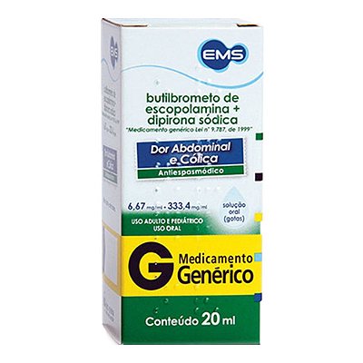 Butilbrometo De Escopolamina + Dipirona (Buscopam)