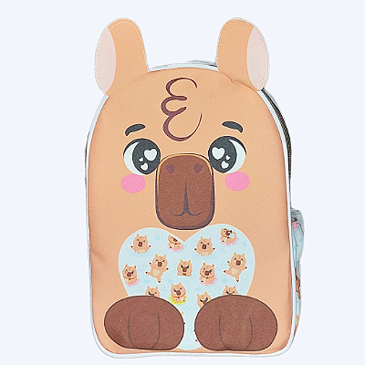 MOCHILA BICHOS & ENCANTOS - CAPIVARA
