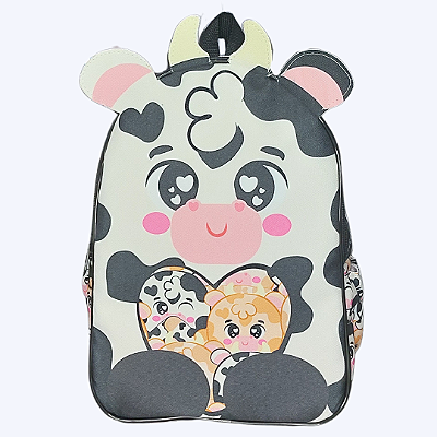 MOCHILA BICHOS & ENCANTOS - VACA BRANCA