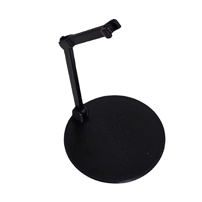 Suporte Pedestal de Apoio para Boneco Dummy 13 / Action Figure - Preto