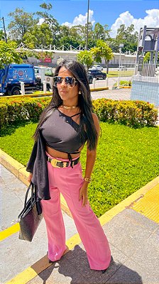 Cropped ombro só - M