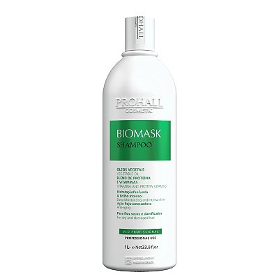 Prohall Shampoo Hidratante Biomask Profissional 1L