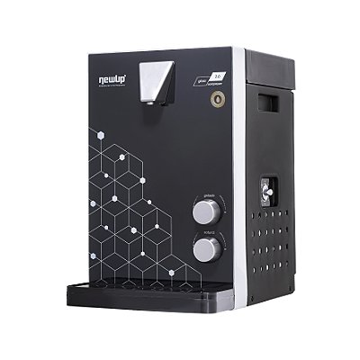 Purificador de Água Glass 2.0 PRETO 127V compressor New Up